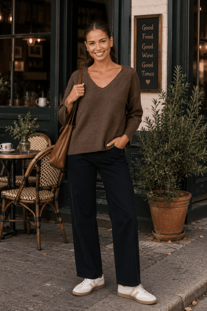 Walker Knit - Chocolat - N11 - Pizazz BoutiqueNamastai
