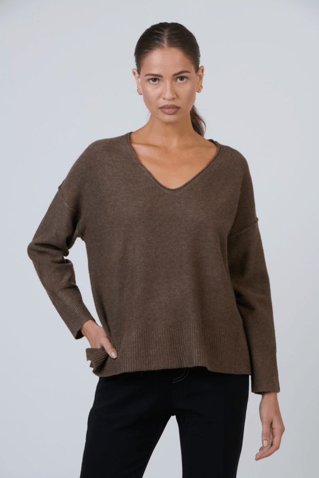 Walker Knit - Chocolat - N11 - Pizazz BoutiqueNamastai