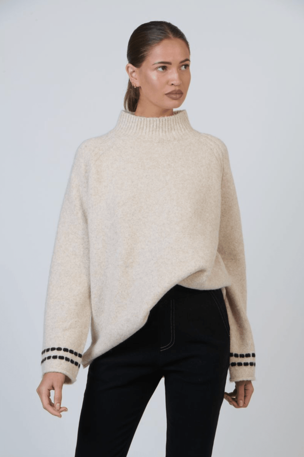 Waverly Knit - Natural Mix - N7 - Pizazz BoutiqueNamastai