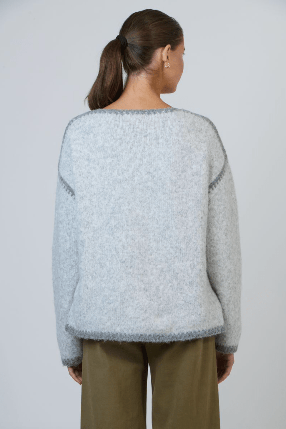 Whoopi Knit - Fog Mix - N4 - Pizazz BoutiqueNamastai