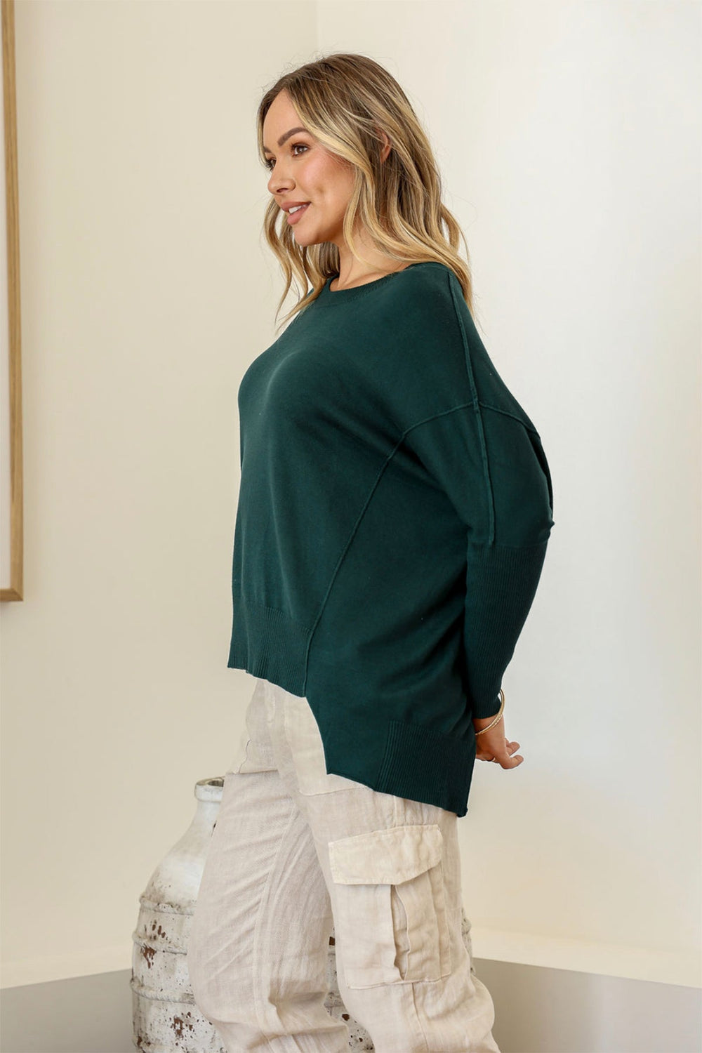 Willow Jumper - Forest - SN6 - Pizazz BoutiqueSilence & Noise