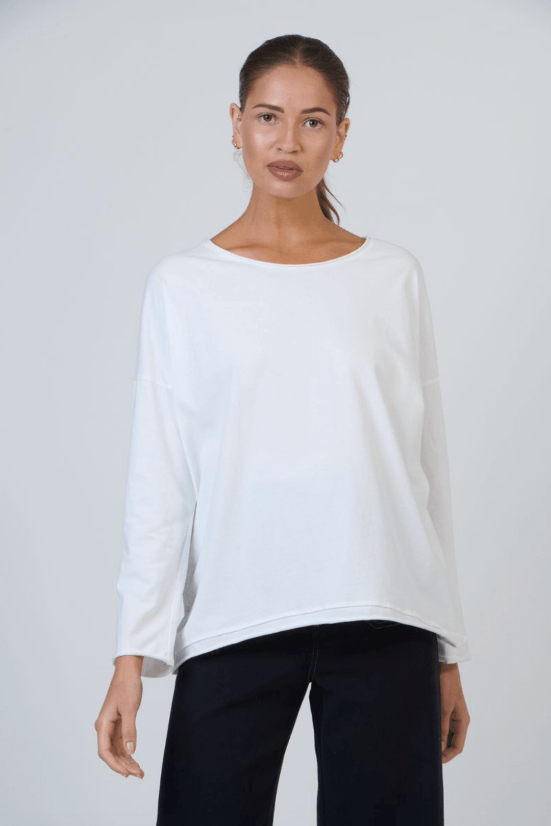 Willow Tee - White - N2 - Pizazz BoutiqueNamastai