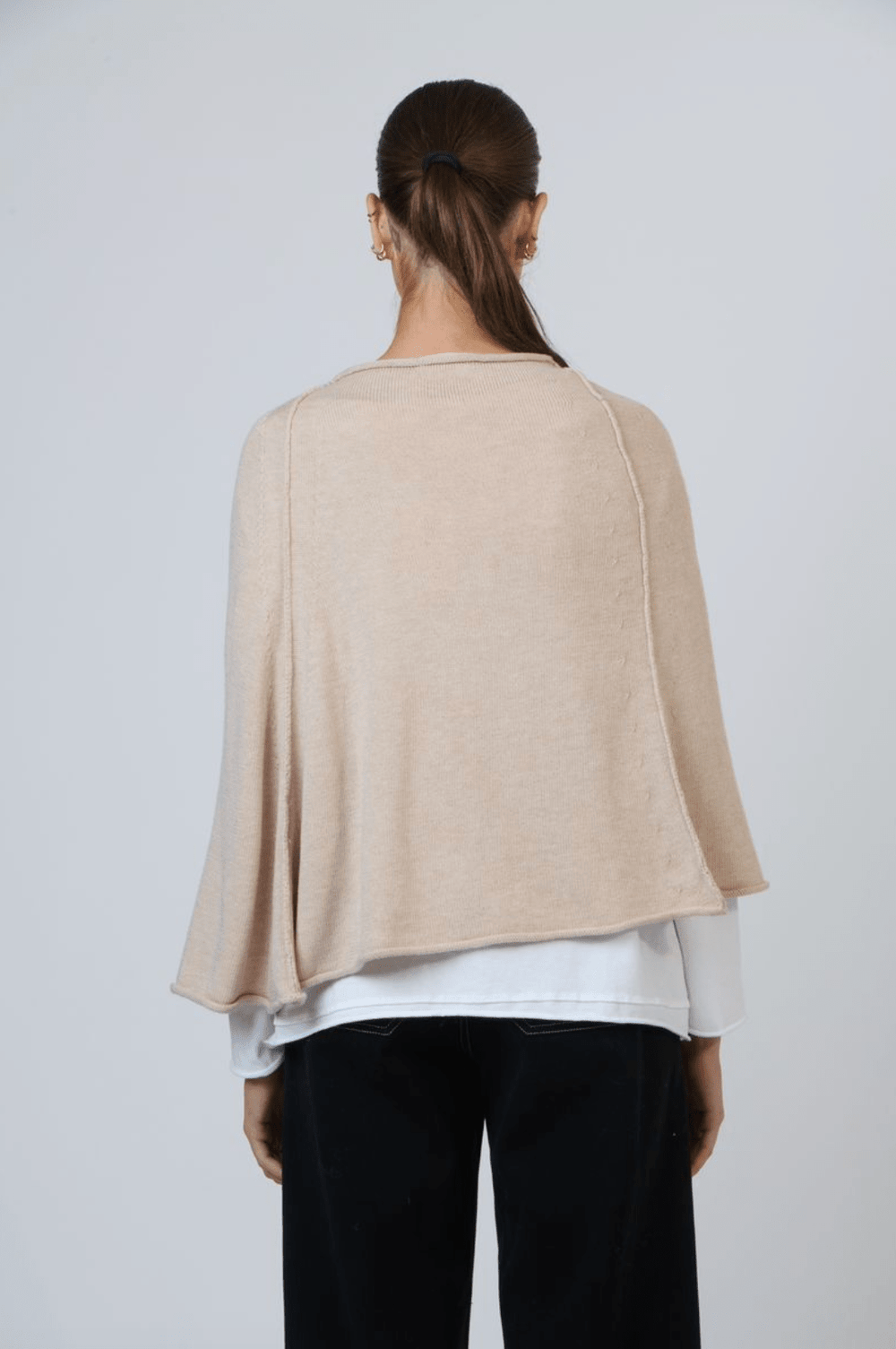 Winnie Poncho - Travertine - N6 - Pizazz BoutiqueNamastai