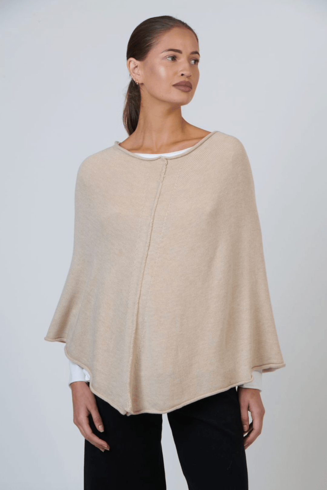Winnie Poncho - Travertine - N6 - Pizazz BoutiqueNamastai