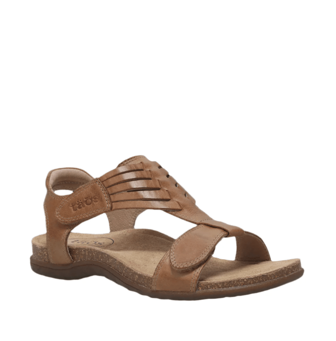 Wonderful Sandal - Caramel - TA7 - Pizazz BoutiqueTaos Shoes