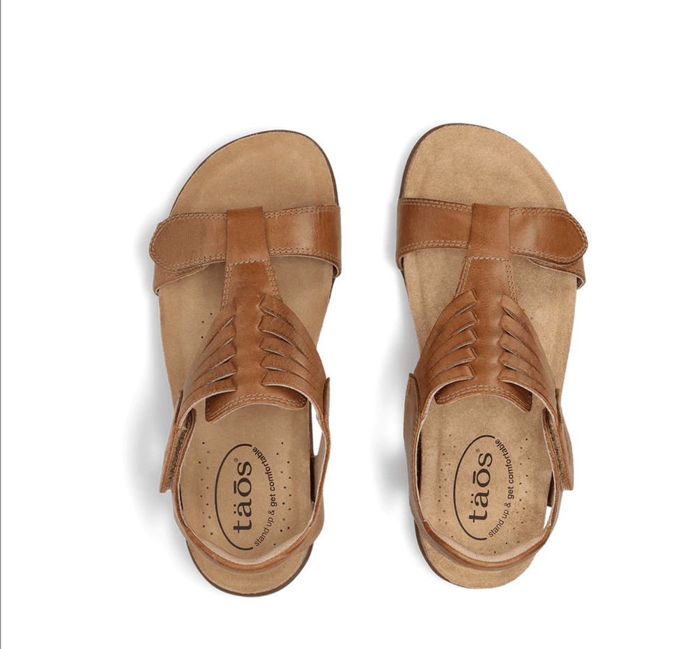 Wonderful Sandal - Caramel - TA7 - Pizazz BoutiqueTaos Shoes