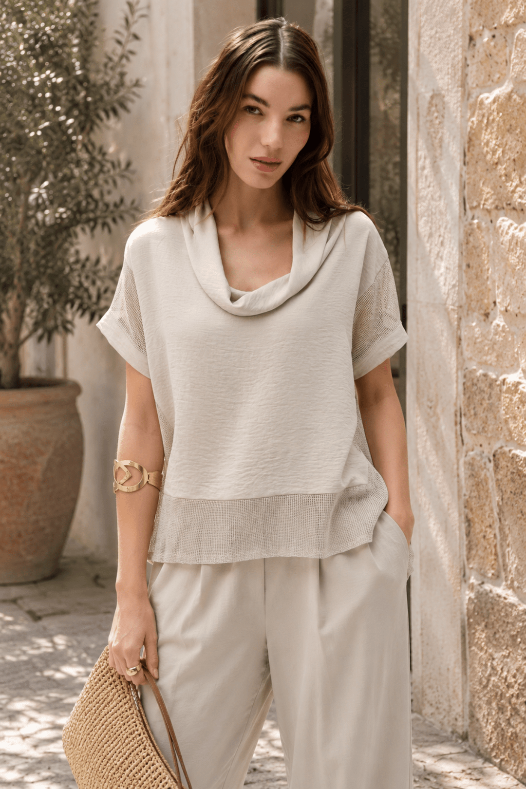 Woven Gauze Top - JR29 - Pizazz BoutiqueJoseph Ribkoff