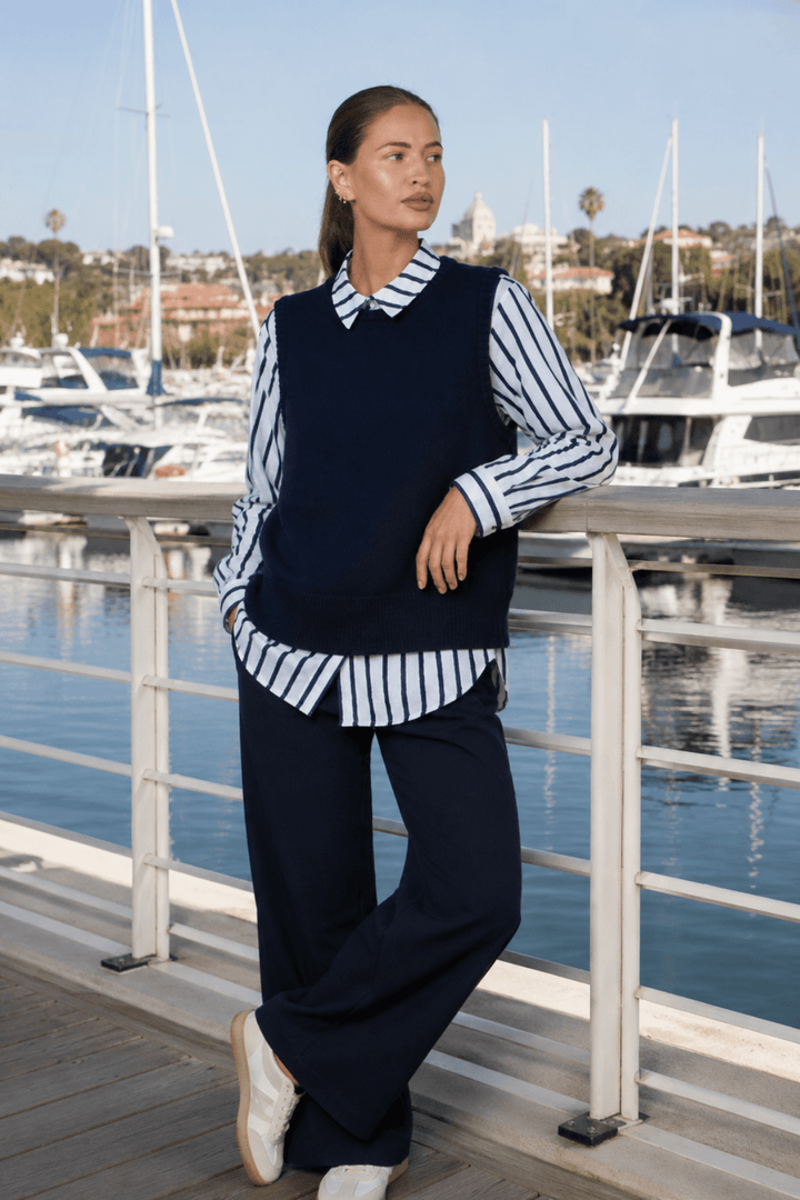 Wynter Vest - Ink - N9 - Pizazz BoutiqueNamastai