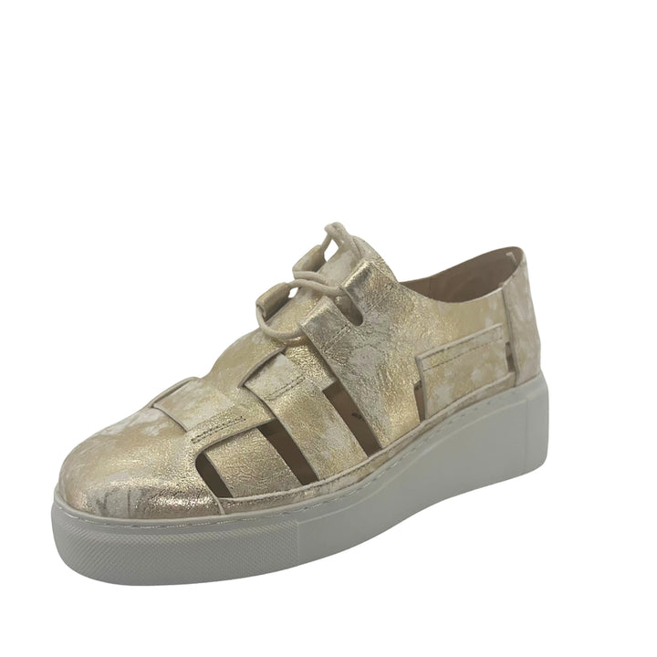 Yao Metallic Sneaker - Washed Gold - DJ13