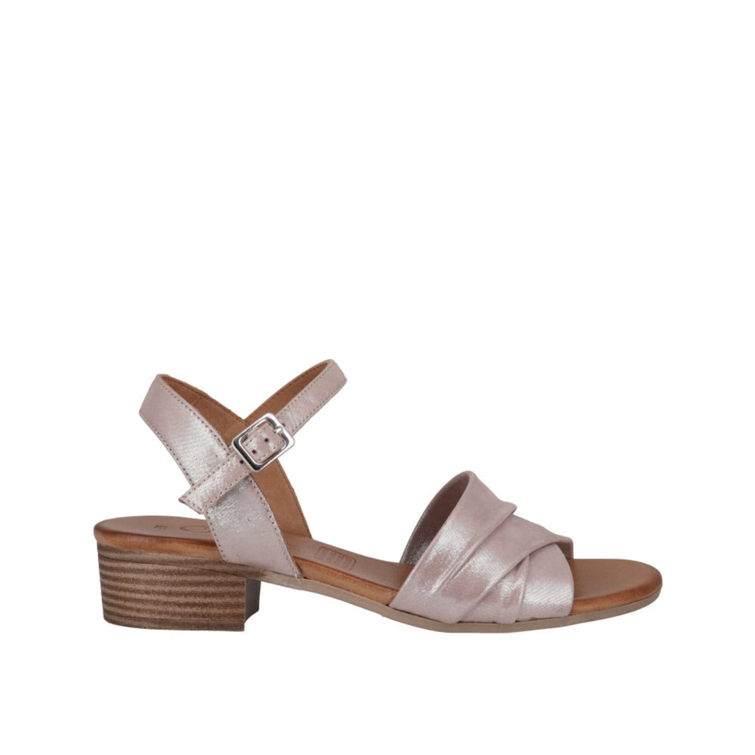 Yenice Taupe Shimmer Sandal - C11 - Pizazz BoutiqueCabello