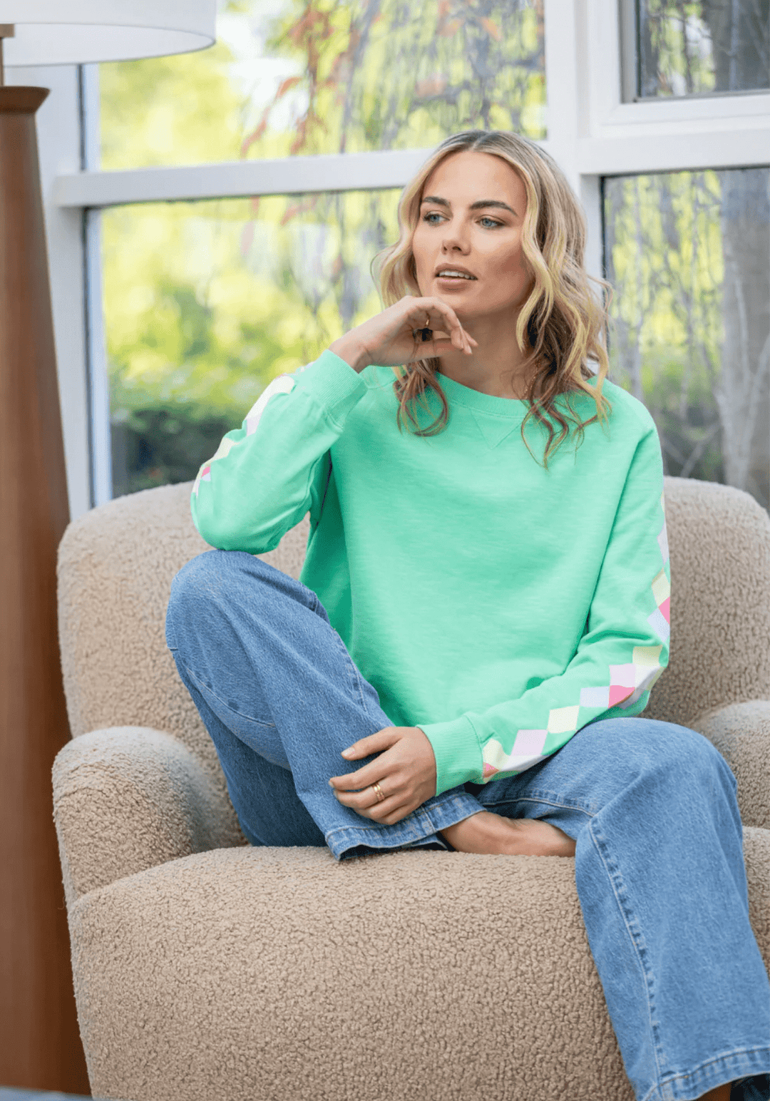 Zanni Sweater - Fresh Green - JL4 - Pizazz BoutiqueJovie The Label
