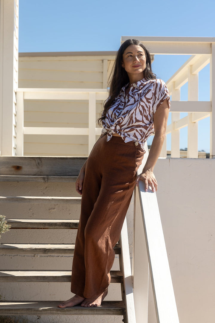 Zebra Mono Shirt - Multi - JP8 - Pizazz BoutiqueJUMP