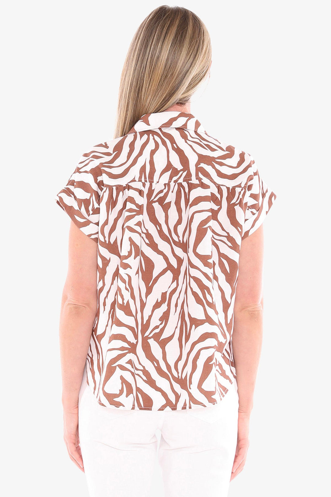 Zebra Mono Shirt - Multi - JP8 - Pizazz BoutiqueJUMP