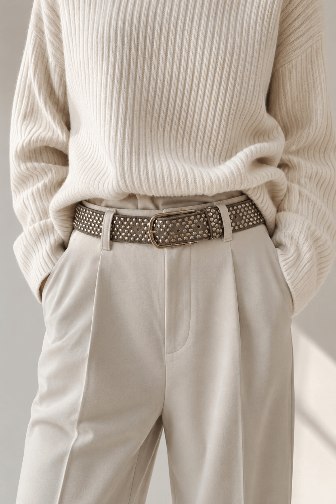 Zoe Belt - Taupe Gold - BB3 - Pizazz BoutiqueB Belt