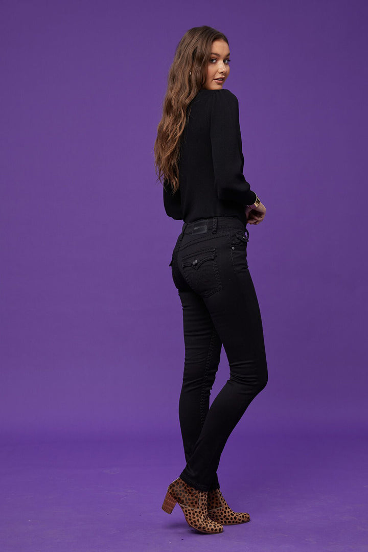 Chelsea Jeans - Black - NLJ6