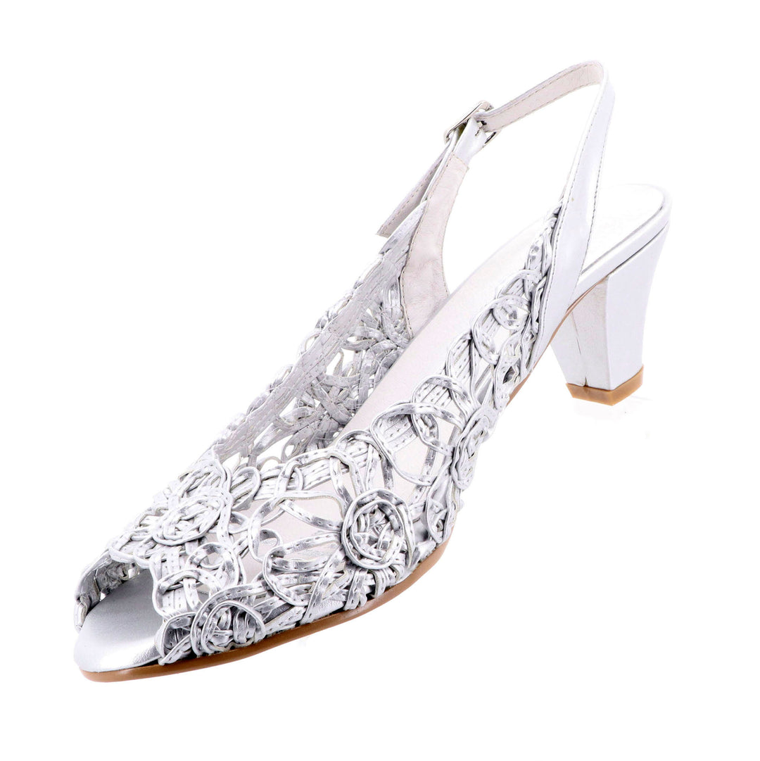 Emma Kate - Event Heels - Silver - Pizazz Boutique