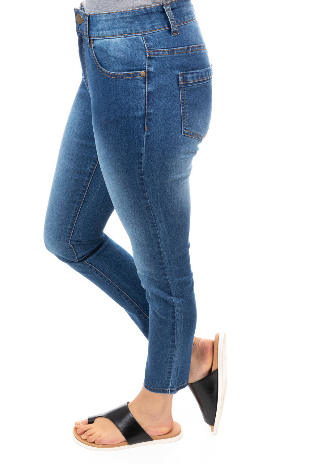 Foil - Lynda Skinny Ankle Jean - Indigo Denim - Pizazz Boutique