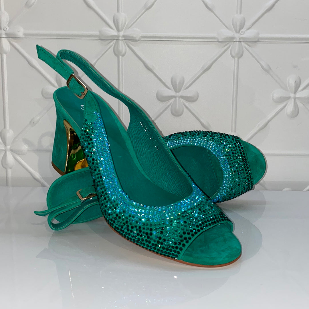Django And Juliette Kerry pump in emerald from Pizazz Boutique IMG_5945copy