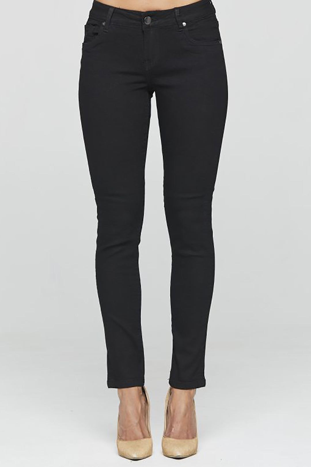 Olney Black Taper Jeans | NLJ16