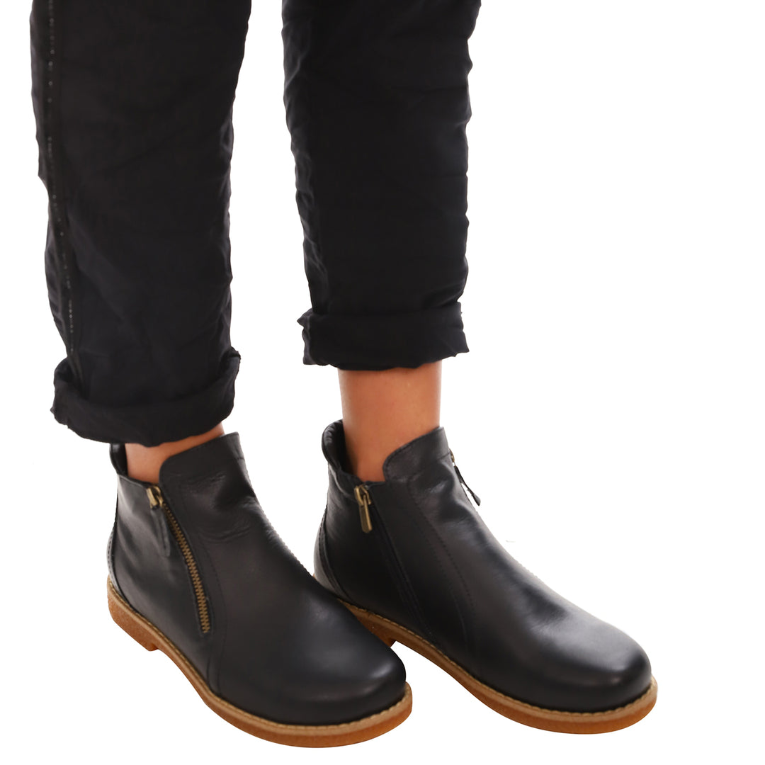 Tallow Leather Boot - Black - RS22