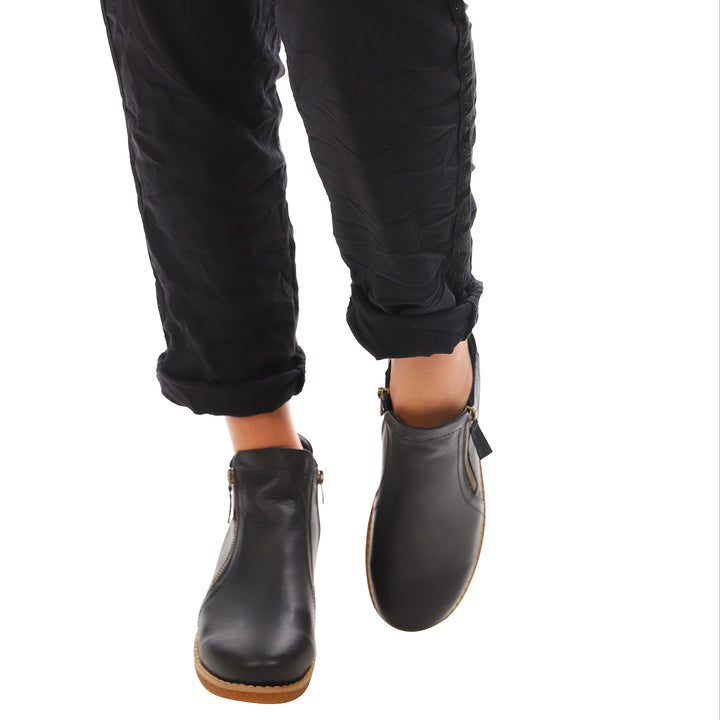 Tallow Leather Boot - Black - RS22