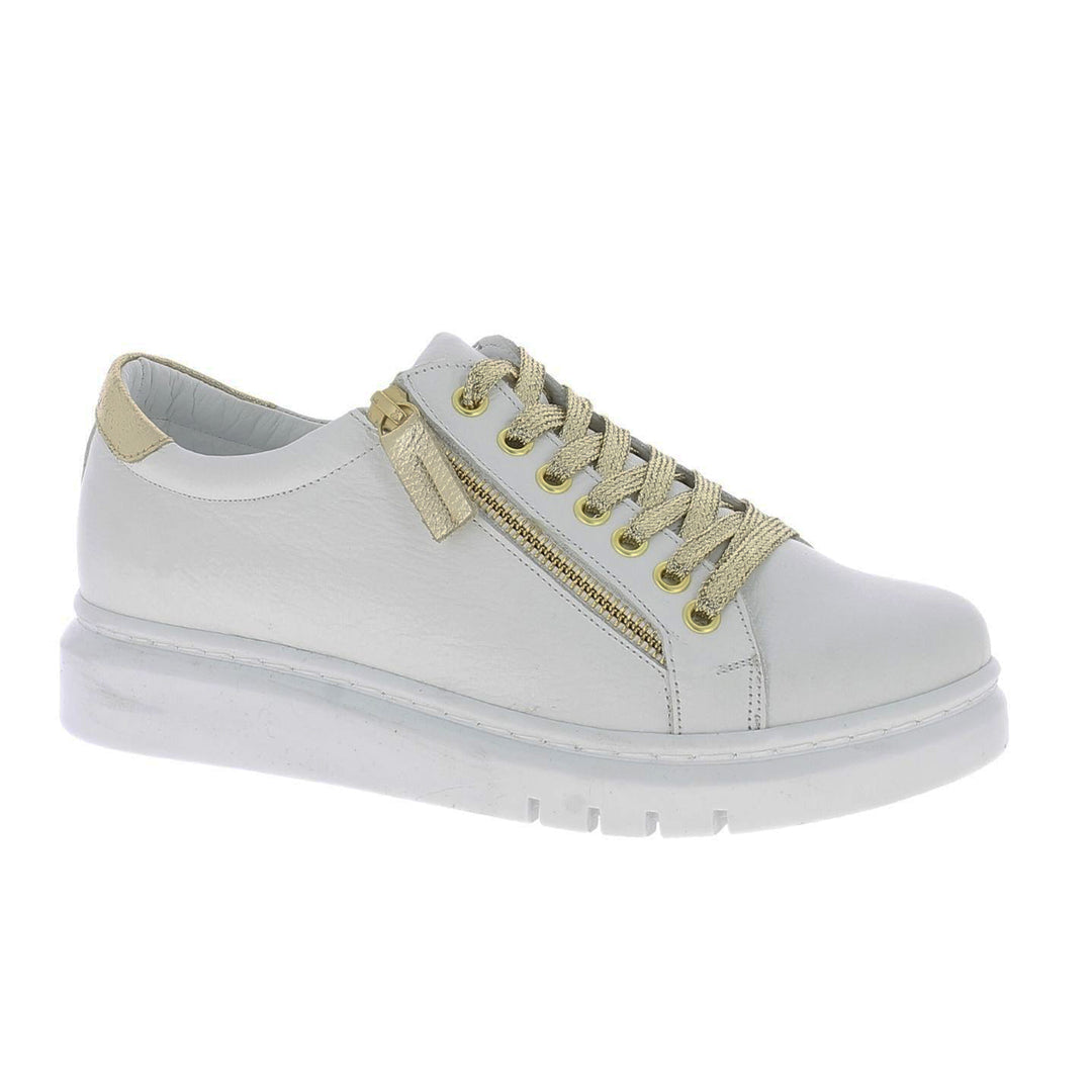 White/Gold Tatter Fresh Sneaker - RS3