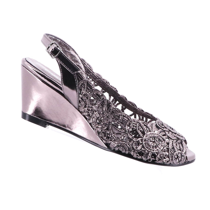 Emma Kate - Excel Wedge - Pewter - Pizazz Boutique