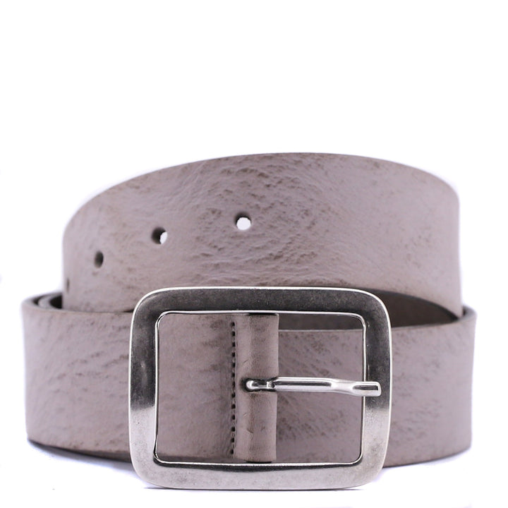 Full - grain Leather Belt | Mouse Grey - Pizazz BoutiqueVanzetti