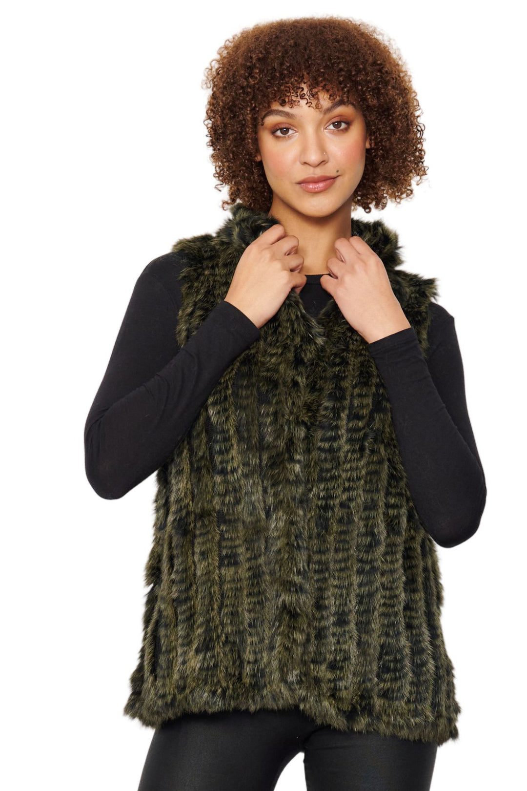 Absolute luxury the Jessica Vest by designer Caju is a bold and beautiful piece