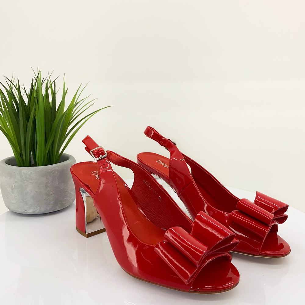 Kadie Heel in red by Django And Juliette from Pizazz Boutique Nelson Bay
