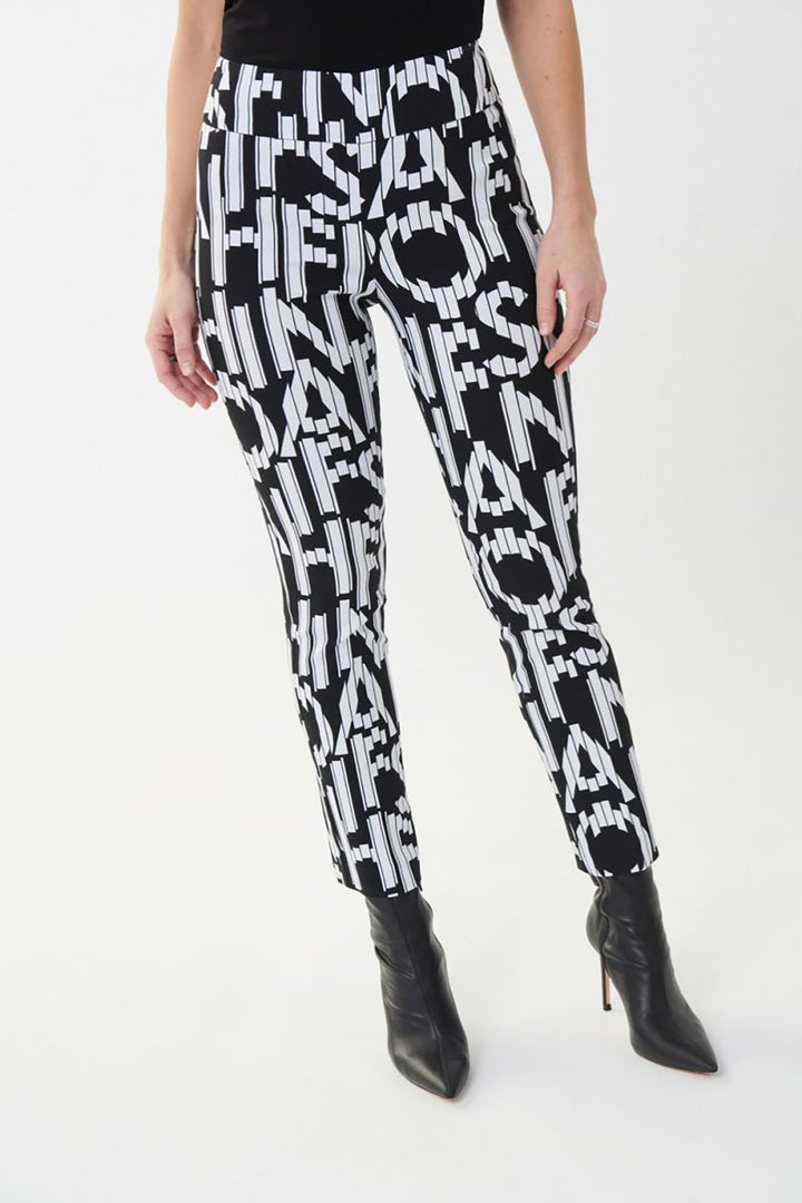Lettering Print Pant - JR139 - Pizazz BoutiqueJoseph Ribkoff