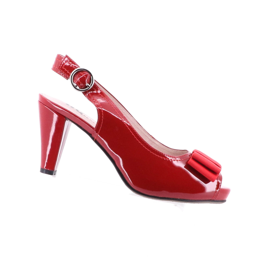 NEXUS Sling Back Patent Leather Shoe - Red