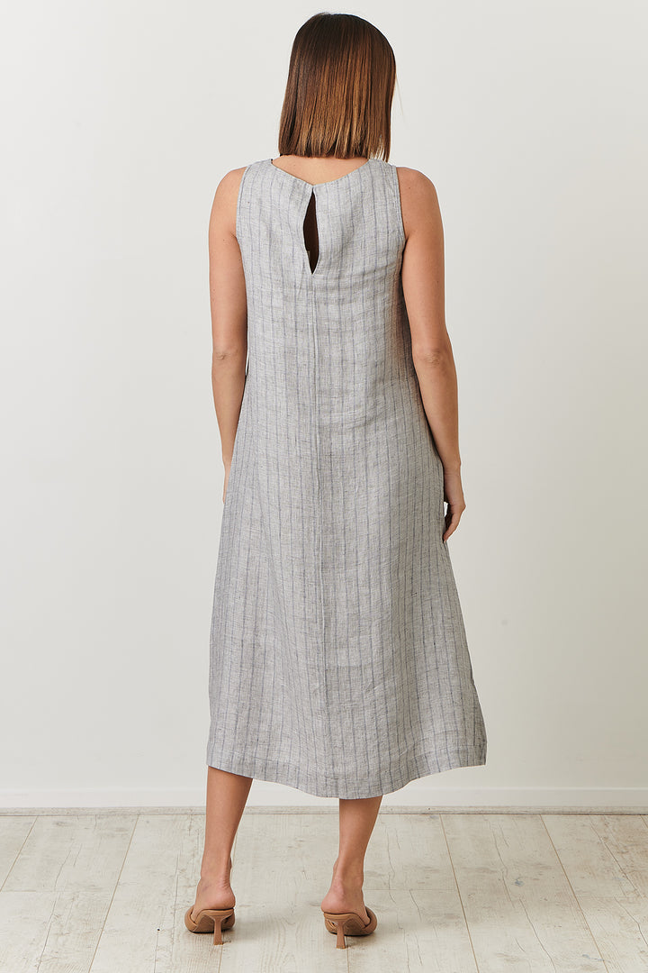 Sleeves Linen Dress - OJ21