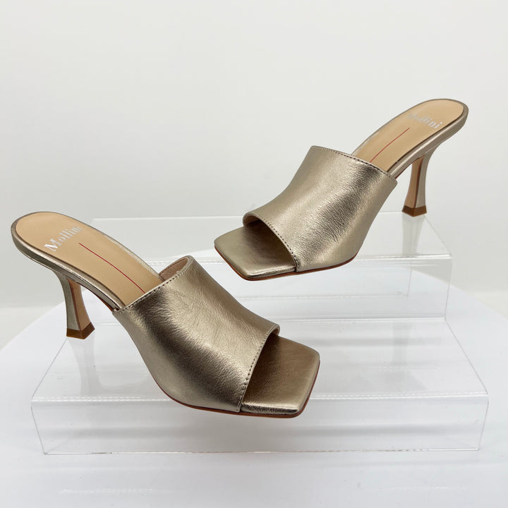 Winten Leather Heel | Champagne MO2