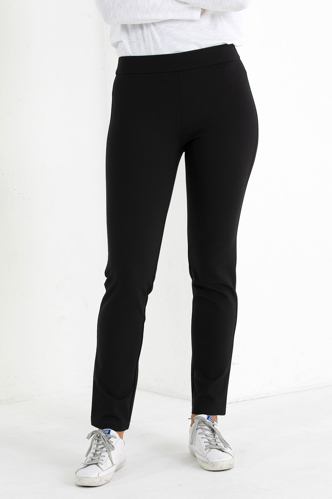 Marco Polo - Pull On Ponte Pants - Black - MP2 - Pizazz Boutique